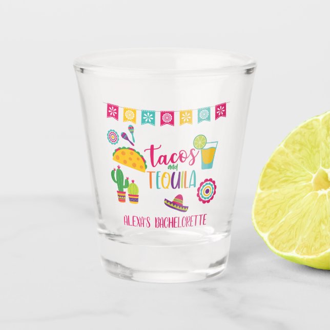 Tacos et Tequila en verre (Devant)