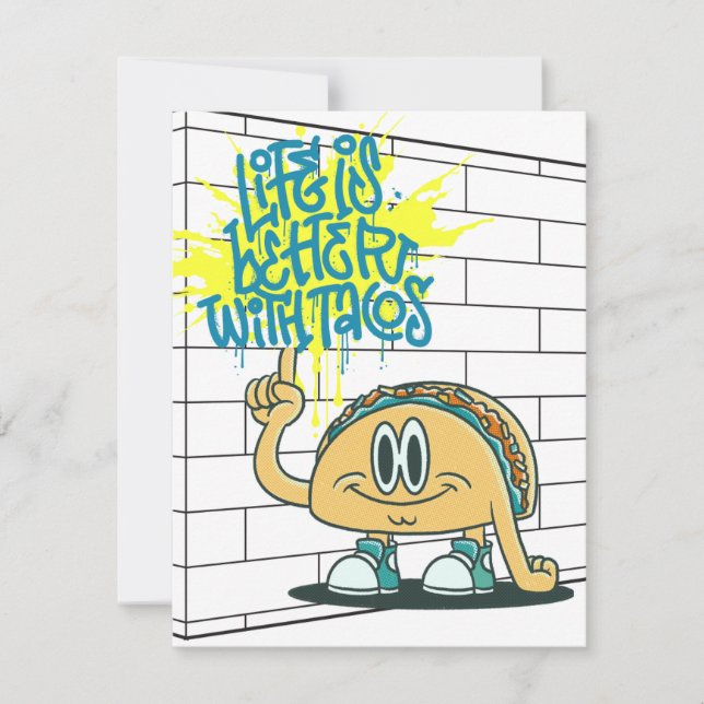TACOS LIFE HOLIDAY CARD (Front)