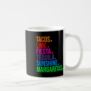 Tacos Lime Fiesta Tequila Cinco De Mayo Gift  Coffee Mug
