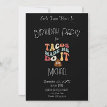 Tacos Made Me Do It Funny Poop Birthday