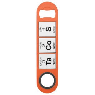 TaCoS Periodic Table Bar Key