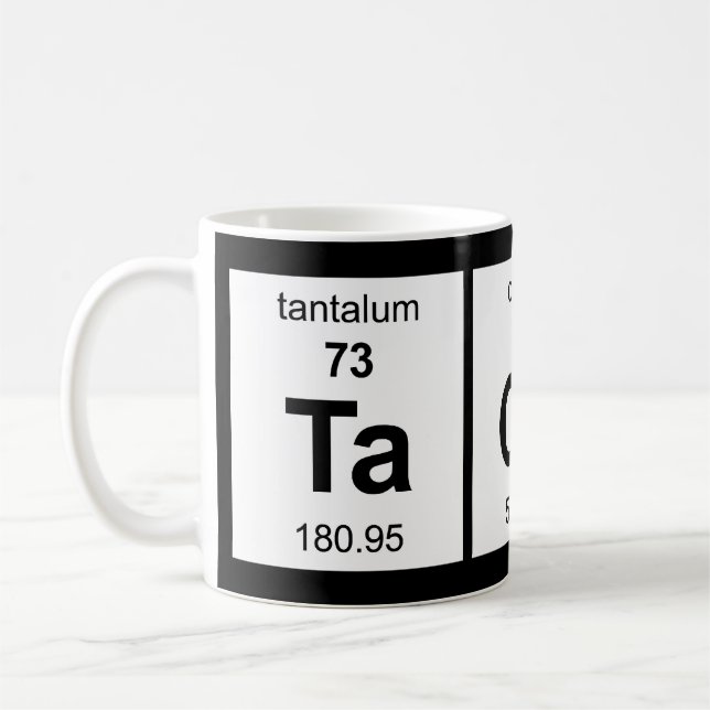 TaCoS Periodic Table Coffee Mug (Left)