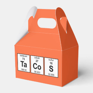 TaCoS Periodic Table Favor Box