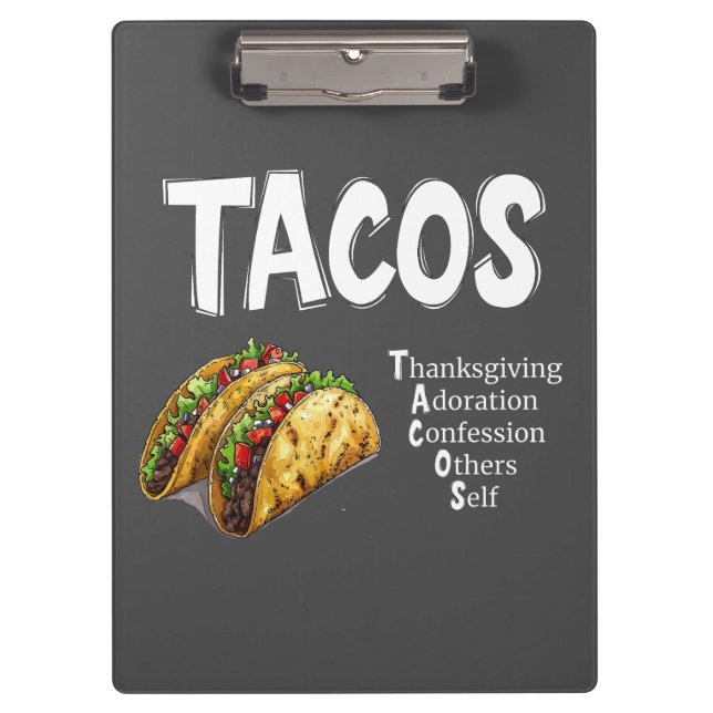 TACOS Prayer Clipboard (Front)