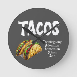 TACOS Prayer Wall Clock