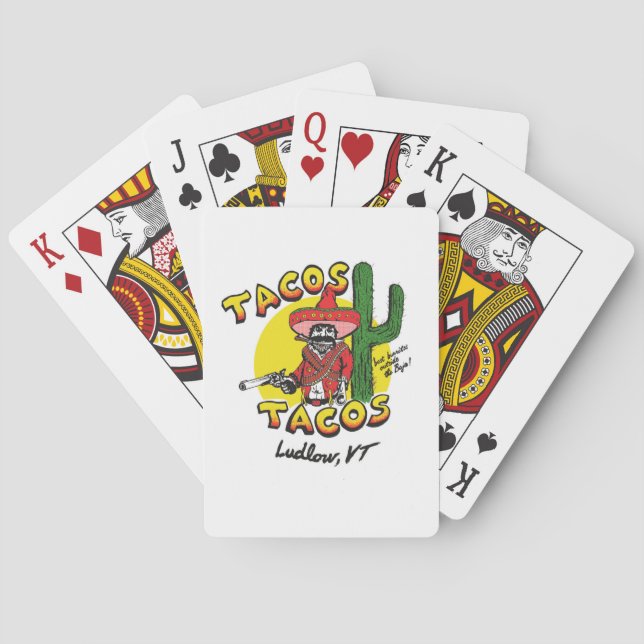 Tacos Tacos Playing Cards (Back)