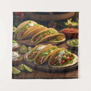 Tacos Tapestry