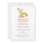 Taco's & Tequila couples shower  Invitation