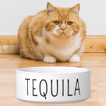 Tacos Tequila Funny Dog Cat Pet Lover Gifts Food Bowl<br><div class="desc">Tacos Tequila Funny Dog Cat Pet Lover Gifts Food Bowl</div>