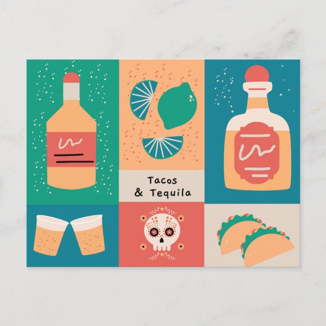 Tacos & Tequila Postcard (Front)