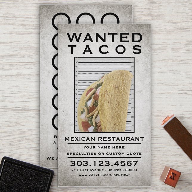 tacos voulait carte de timbre (Créateur téléchargé)