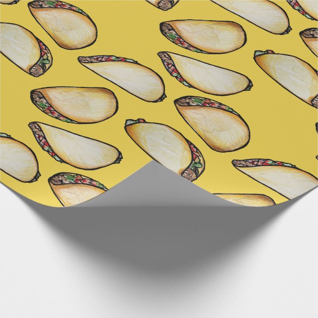 Tacos Wrapping Paper (Corner)