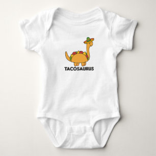 Tacosaurus Cinco De Mayo Dinosaur Funny Dino Baby Bodysuit