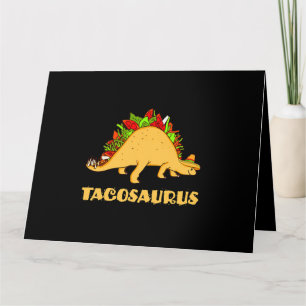 Tacosaurus Cinco de Mayo Funny Taco Dinosaur Card