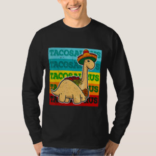 Tacosaurus Cinco De Mayo Sombrero Taco Rex Fiesta T-Shirt