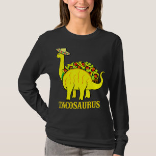 Tacosaurus Cinco De Mayo Taco Dinosaur Tee