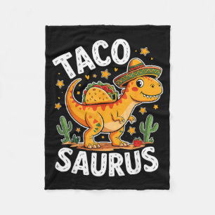 Tacosaurus dinosaur cinco de mayo for taco and fleece blanket
