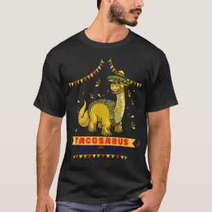 Tacosaurus Rex Dinosaur Taco Kids Cinco De Mayo Pa T-Shirt