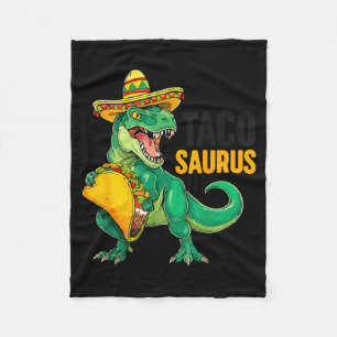 Tacosaurus taco dino funny cinco mayo toddler boy fleece blanket