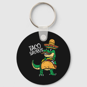 Tacosaurus Taco Dino Trex Cinco De Mayo Kids Toddl Keychain