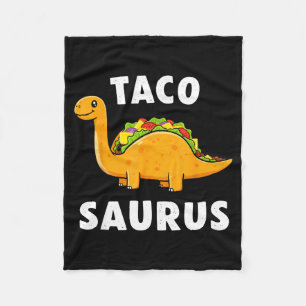 Tacosaurus taco dinosaur t rex funny cinco de mayo fleece blanket