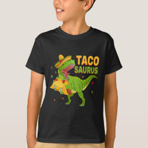Tacosaurus Taco Saurus Cinco de Mayo Funny Taco Di T-Shirt
