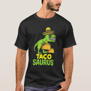 Tacosaurus Trex Cinco De Mayo Dinosaur Kid Baby Bo T-Shirt