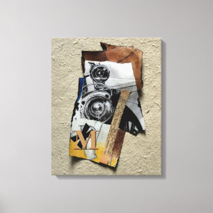 Tacot Banger with Customizable Monogram Canvas Print