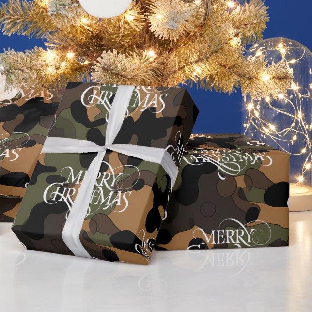 Tactical Cheer Christmas Wrapping Paper (Holidays)