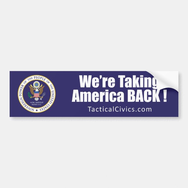 Tactical Civics™ Bumper Sticker (Front)