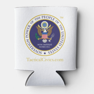 Tactical Civics™ foam can cooler