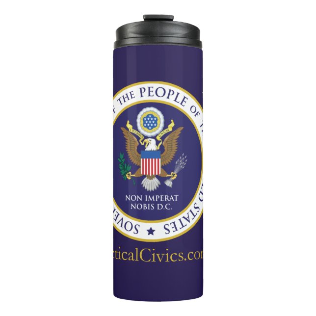 Tactical Civics™ Great Seal Tumbler 12oz (Front)