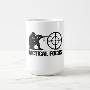 Tactical Focus Sniper Target Coffee Mug