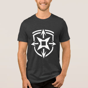 Tactical Gamer Skull Emblem T-Shirt Tri-Blend Shirt