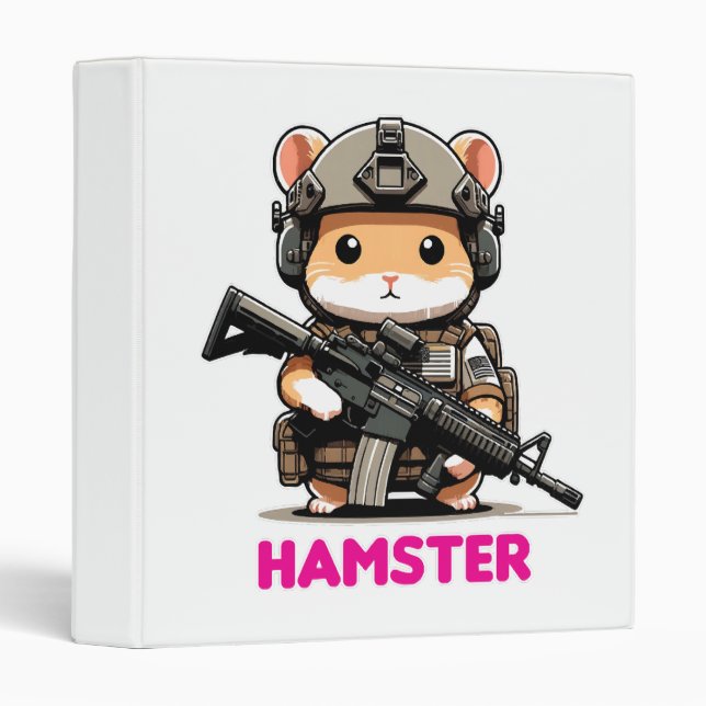 Tactical Hamster Binder (Front/Spine)
