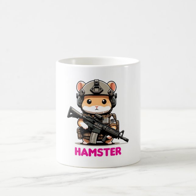 Tactical Hamster Coffee Mug (Center)