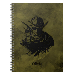 Tactical Soldier Notebook – Distressed Military 