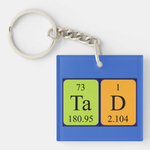 Tad periodic table name keyring