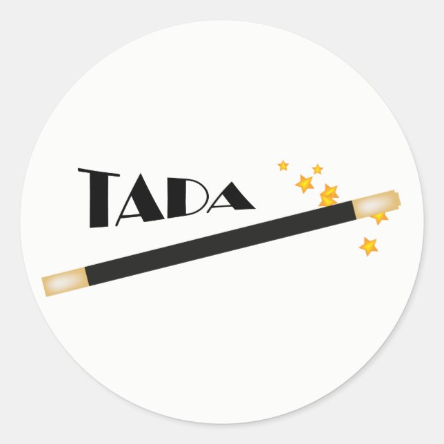 Tada Magic Magician Stickers (Front)