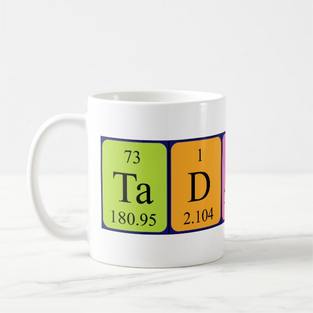 Tadashi périodique nom de la table tadashi mug (Gauche)