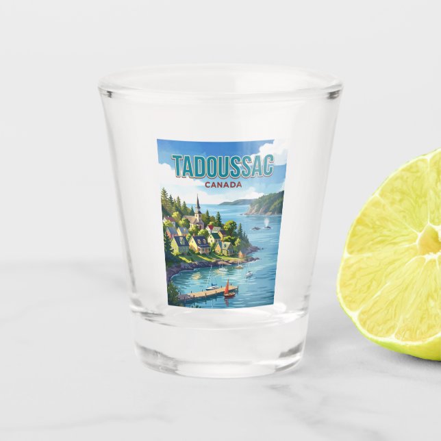 Tadoussac, Quebec, Canada Canada Shot Glass (Front)