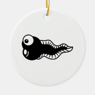 Tadpole Ceramic Ornament