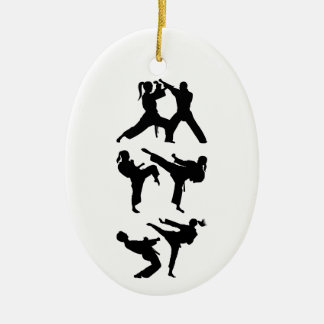 Tae Kwon-Do Ceramic Ornament