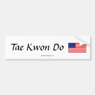 Tae Kwon Do Flag Sticker
