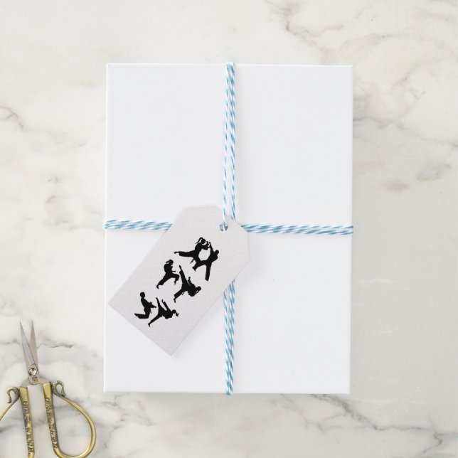 Tae Kwon-Do Gift Tags (With Twine)