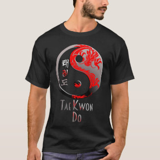 Tae Kwon Do Red Dragon - Martial Arts Warrior T-Shirt