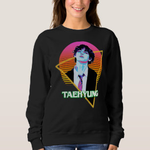 Taehuyngg  Vintage Retro Sunset Kpop Music Sweatshirt
