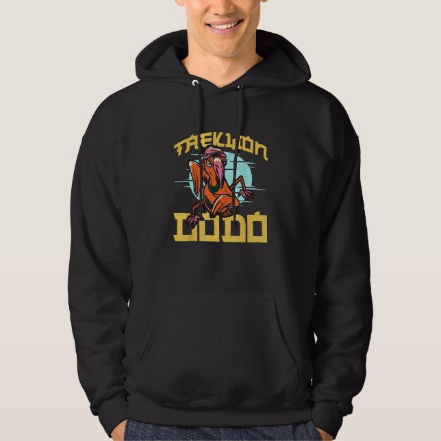 Taekwon-Dodo Extinct Bird Flightless Ornithology D Hoodie (Front)