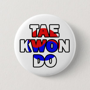 Taekwondo 005 2 inch round button