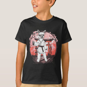 Taekwondo Alpaca Sakura Tree Judo Martial Arts T-Shirt